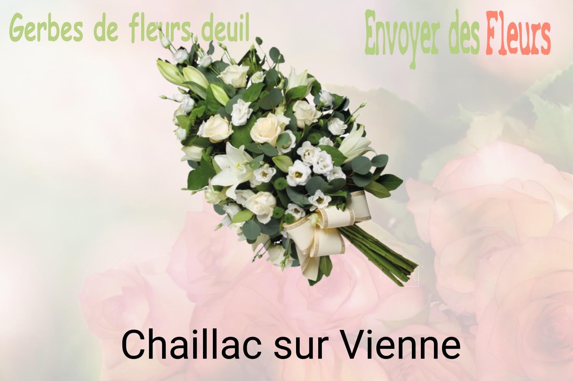 Gerbe de fleurs de deuil livrée à Chaillac-sur-Vienne
